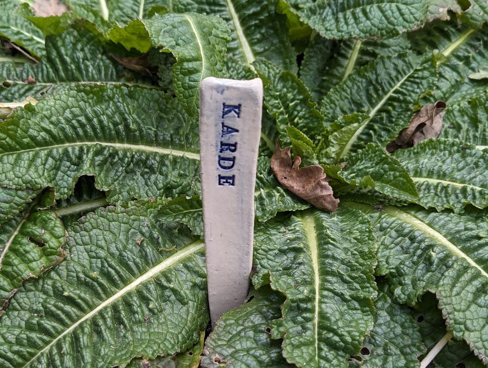 Pflanzschilder aus Keramik